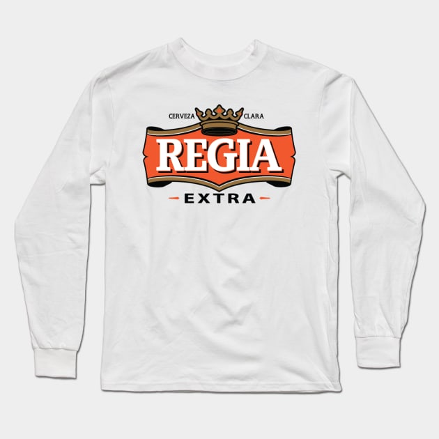 Cerveza Regia El Salvador Long Sleeve T-Shirt by Estudio3e